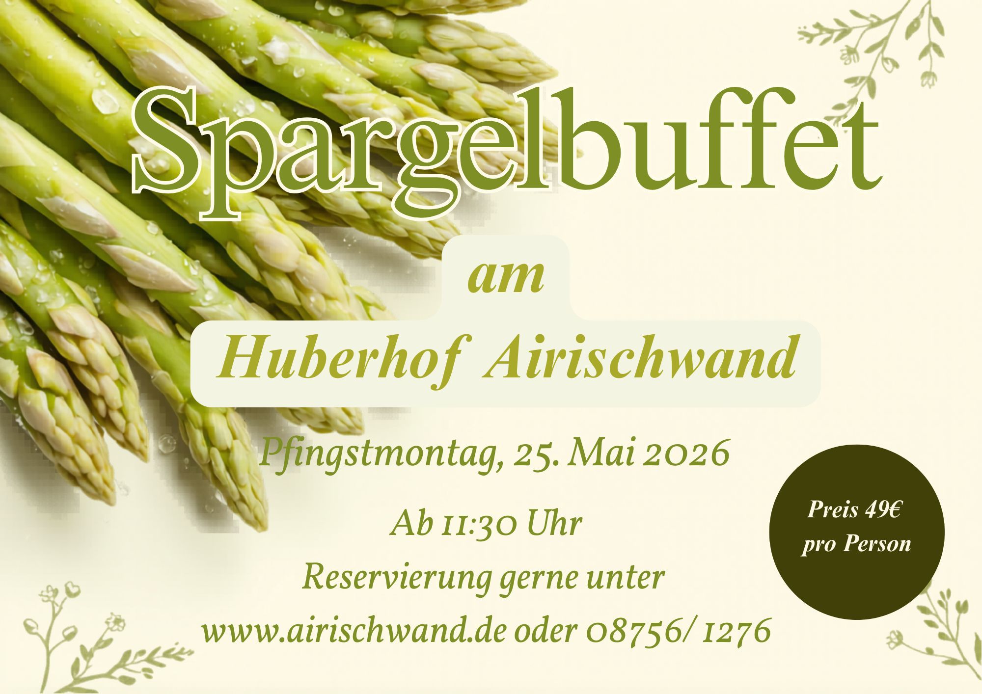 Spargelbüffet 2026